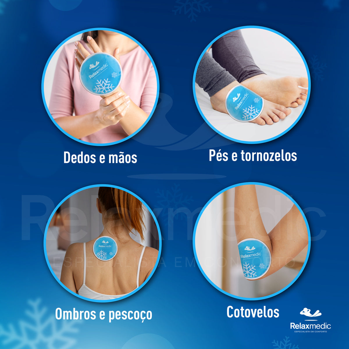 Kit Bolsa Térmicas Adesiva + Bolsa Térmicas Gel Soft