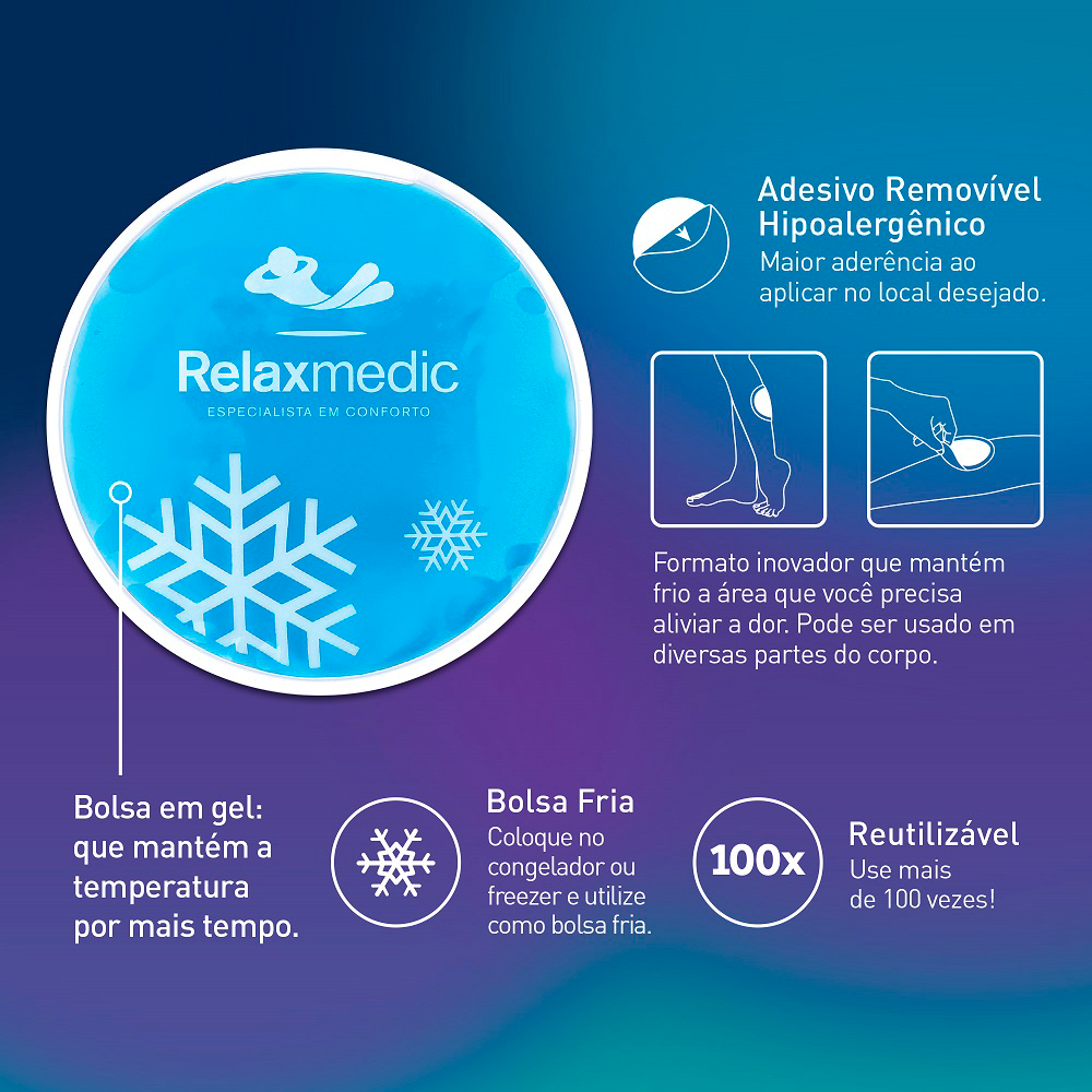 Kit Bolsa Térmicas Adesiva + Bolsa Térmicas Gel Soft