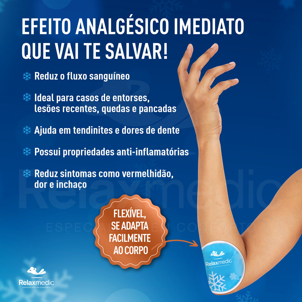 Kit Bolsa Térmicas Adesiva + Bolsa Térmicas Gel Soft