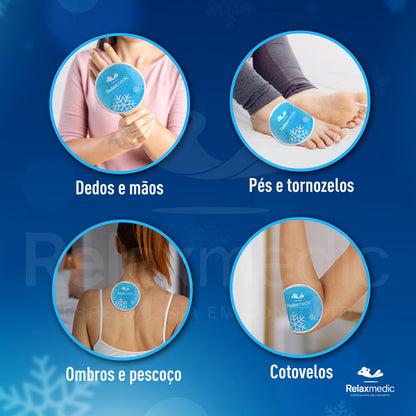 Kit Bolsa Térmicas Adesiva + Bolsa Térmicas Gel Soft