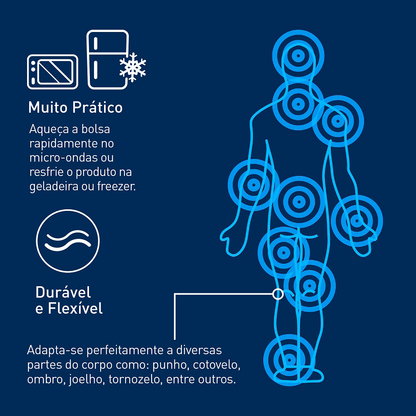 Kit Bolsa Térmicas Adesiva + Bolsa Térmicas Gel Soft