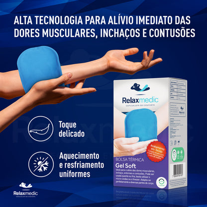 Kit Bolsa Térmicas Adesiva + Bolsa Térmicas Gel Soft
